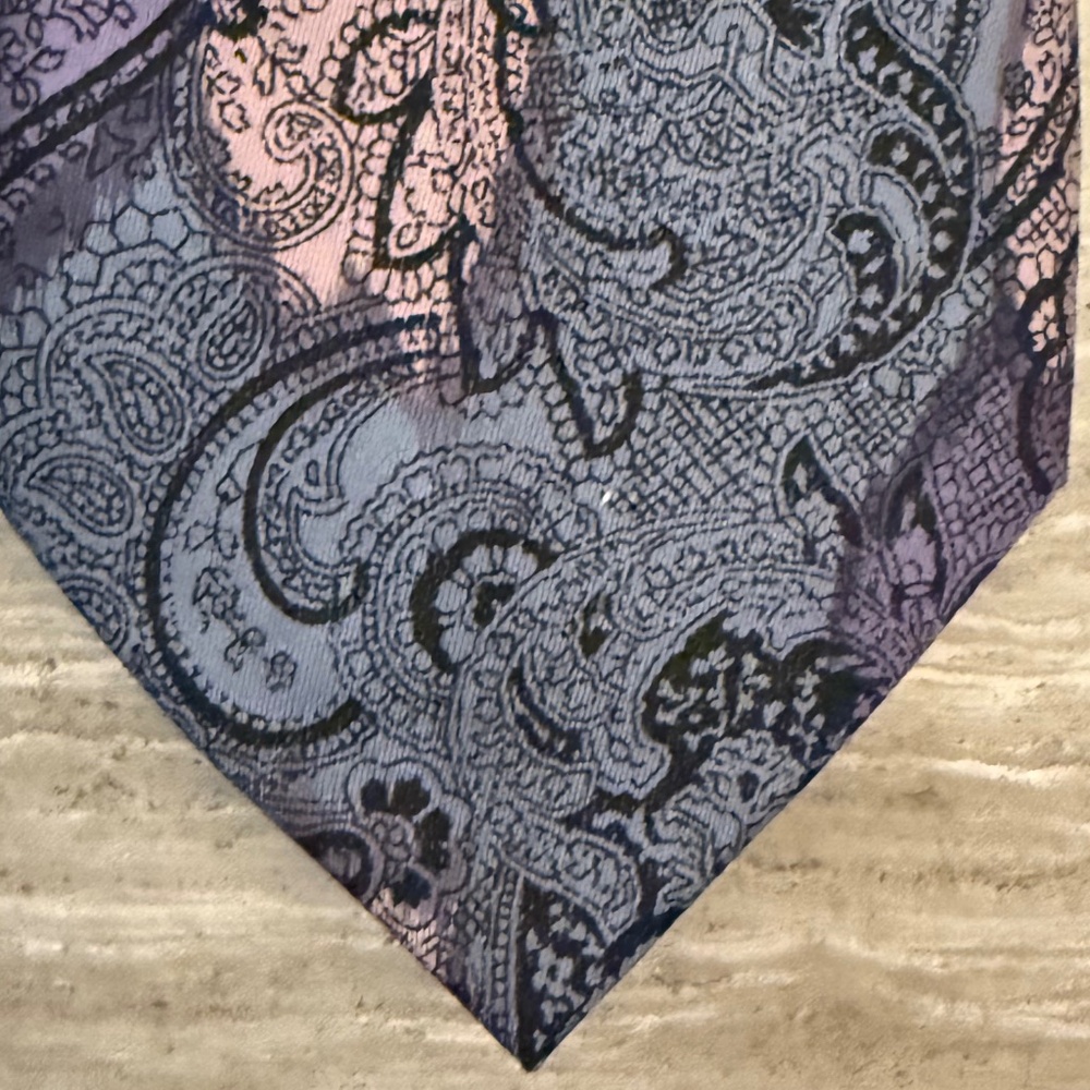 Pierre Balmain 100% Silk Italian Tie Extra Long at 62"